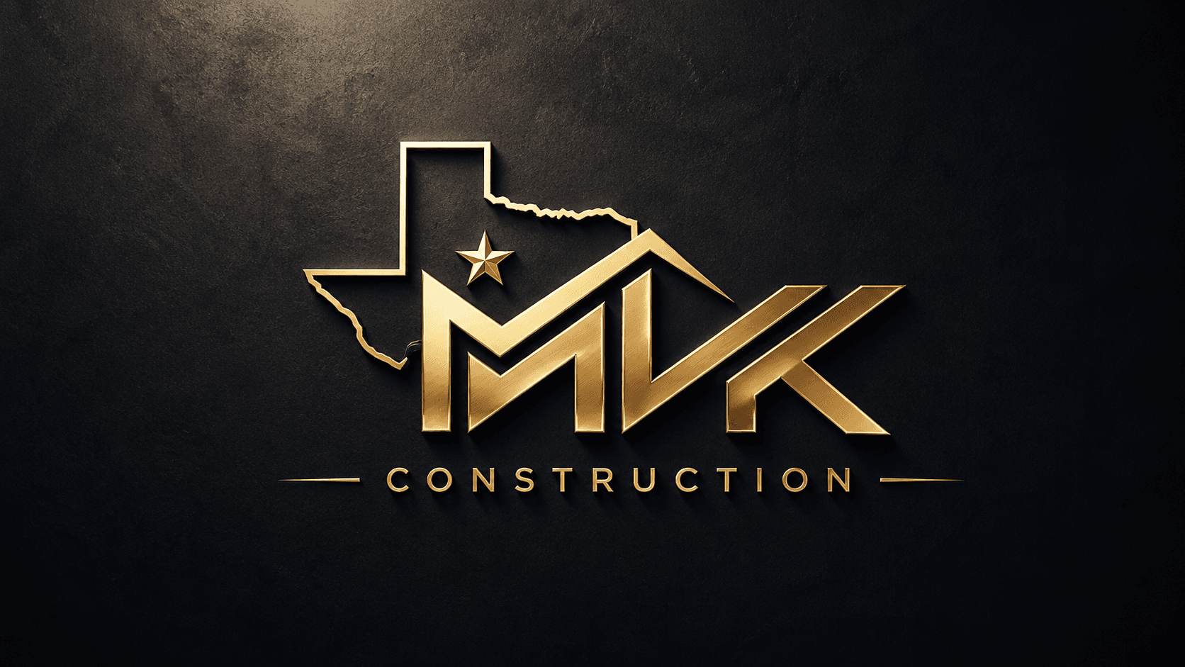 MVK Construction branded wall texture