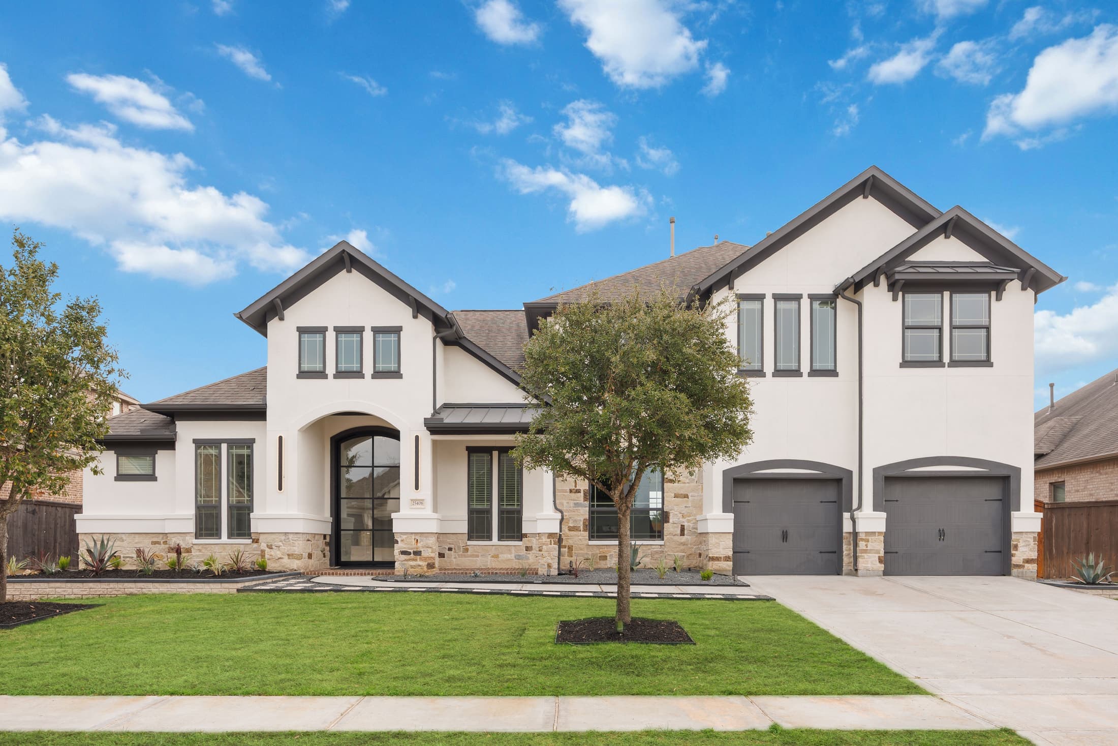 Private estate renovation exterior